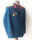 Delcampe - Giacca Vintage Alta Uniforme Da Ufficiale Della Armata Rossa Periodo Sovietico - Uniform