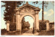 76 - LONGUEVILLE Sur SCIE -   Porte Monumentale Du Cimetiere Et Tombeau De Marbre ( Colorisé     ( Seine Maritime ) - - Autres & Non Classés