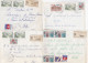 37074# LOT 21 LETTRES FRANCHISE PARTIELLE RECOMMANDE Obl TALANGE MOSELLE 1967 1968 Pour METZ 57 - Cartas & Documentos