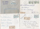 37074# LOT 21 LETTRES FRANCHISE PARTIELLE RECOMMANDE Obl TALANGE MOSELLE 1967 1968 Pour METZ 57 - Lettres & Documents