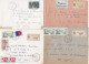 Delcampe - 37074# LOT 21 LETTRES FRANCHISE PARTIELLE RECOMMANDE Obl TALANGE MOSELLE 1967 1968 Pour METZ 57 - Covers & Documents