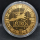 MEDAILLE BRONZE FLORENTIN 30mm DE GAULLE ADENAUER EURO 1998 - Other & Unclassified