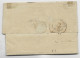 CHILE CHILI LETTRE COVER VALPARAISO 1838 LETTRE COVER  BORDEAUX FRANCE + PAYS D'OUTREMER - Poste Maritime