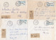 37079# LOT 17 LETTRES FRANCHISE PARTIELLE RECOMMANDE Obl THIONVILLE An. MOBILE N°1 MOSELLE 1967 1968 Pour METZ 57 - Cartas & Documentos