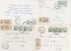 37080# LOT 21 LETTRES FRANCHISE PARTIELLE RECOMMANDE Obl UCKANGE MOSELLE 1967 1968 Pour METZ 57 - Covers & Documents