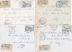 37080# LOT 21 LETTRES FRANCHISE PARTIELLE RECOMMANDE Obl UCKANGE MOSELLE 1967 1968 Pour METZ 57 - Storia Postale