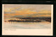 Lithographie Lindau Am Bodensee, Panorama  - Lindau A. Bodensee