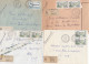 37086# LOT 12 LETTRES FRANCHISE PARTIELLE RECOMMANDE Obl VOLMERANGE LES MINES MOSELLE 1967 1968 Pour METZ 57 - Brieven En Documenten