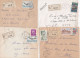 37096# LOT 11 LETTRES FRANCHISE PARTIELLE RECOMMANDE Obl HAUTE YUTZ MOSELLE 1967 1968 Pour METZ 57 - Covers & Documents