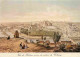 86 - Poitiers - Vue De Poitiers Prise Du Rocher De Coligny - Art Peinture - D'après Une Gravure D'époque - Gravure Litho - Poitiers