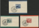 N° 627 à 629 (Michel 686 à 688) Salon International Automobile Obl. FDC 17/2/39 - Used Stamps
