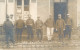 Carte Photo Guerre 1914/1918 France Soldats Bureau Peloton / Platoon Office Military Uniforms - Reggimenti