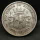 1 PESETA ARGENT 1869 Gouvernement Provisoire ESPAGNE / SPAIN SILVER - Erstausgaben