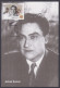 Inde India 2013 Maximum Max Card Ashok Kumar, Actor, Bollywood Indian Hindi Cinema, Film - Lettres & Documents