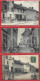 03 - Allier - Lot De 3 Cartes : Couleuvre : Rue De La Mairie , Route De Bourbon , Route De Lurcy Levy - Autres & Non Classés