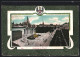Passepartout-AK Wien, Franzensring Mit Parlament Aus Der Vogelschau, Wappen, Ornamente  - Other & Unclassified