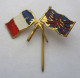 Epinglette Drapeaux Jumelage Et Fraternité FRANCE - GRANDE BRETAGNE - ROYAUME UNIS - En Métal - Vlaggen