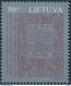 Mi I ** MNH - Not Issued Error / 1st Book Edition In The Lithuanian Language 450th Anniversary - Pirimajai - Lithuania