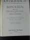 PARTITION BACH SONATEN BAND II N° 4-6 FLOTE UND CEMBALO EDITION PETERS - A-C