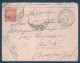 TIMBRE POSTES CHERIFIENNES N°4 Sur LETTRE 1913 CAD FEZ CACHET TROUPES DÉBARQUÉES AU MAROC " Pour RODEZ FRANCE - Poste Locali