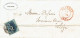 Médaillon N°7A Obl P120 17 Barres TOURNAI  S/LAC + Cachet Privé J. CASTERMAN ET FILS Editeurs-Imprimeurs à TOURNAI - 1851-1857 Médaillons (6/8)