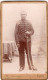 Photo CDV D'un Officier Francais D'un Régiment De Chasseur D'afrique Posant Dans Un Studio Photo A Tunis - Antiche (ante 1900)