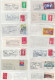 56 Flammes Sur Fragments Bien Coupés Voir Les 4 Scans ( Lot 110  ) - Mechanical Postmarks (Advertisement)