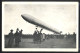 AK München, S. M. Zeppelin I Während Der Abfahrt Von Oberwiesenfeld 1909  - Dirigibili