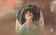 FANTAISIES - Femme - Femme Avec Un Chapeau - Carte Postale Ancienne - Women