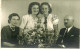 Social History Souvenir Photo Postcard Family Traditional Costume Flower Vase - Photographs