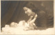 Social History Souvenir Photo Postcard Mother And Baby Bebe - Photographie