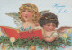 ANGEL CHRISTMAS Holidays Vintage Postcard CPSM #PAH064.A - Anges