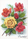 FLOWERS Vintage Ansichtskarte Postkarte CPSM #PBZ653.A - Blumen