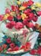 FLOWERS Vintage Postcard CPSM #PBZ129.A - Blumen