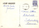 EASTER CHICKEN EGG Vintage Postcard CPSM #PBP167.A - Ostern
