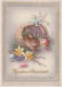 OSTERN KANINCHEN Vintage Ansichtskarte Postkarte CPSM #PBO415.A - Easter