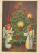 ANGELO Buon Anno Natale Vintage Cartolina CPSM #PAH865.A - Anges