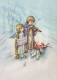 ANGEL CHRISTMAS Holidays Vintage Postcard CPSM #PAH648.A - Angels