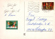 Feliz Año Navidad VELA Vintage Tarjeta Postal CPSM #PAZ491.A - Nouvel An