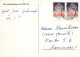 SANTA CLAUS Happy New Year Christmas GNOME Vintage Postcard CPSM #PAY949.A - Santa Claus