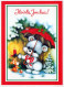 Happy New Year Christmas BEAR Vintage Postcard CPSM #PAU786.A - Neujahr