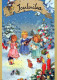 ÁNGEL Navidad Vintage Tarjeta Postal CPSM #PBP368.A - Angels