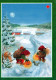 Buon Anno Natale BAMBINO Vintage Cartolina CPSM #PBM346.A - New Year
