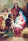 Vierge Marie Madone Bébé JÉSUS Noël Religion Vintage Carte Postale CPSM #PBB895.A - Vierge Marie & Madones