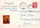Vierge Marie Madone Bébé JÉSUS Noël Religion Vintage Carte Postale CPSM #PBB855.A - Jungfräuliche Marie Und Madona