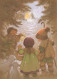 BAMBINO Scena Paesaggio Gesù Bambino Vintage Cartolina CPSM #PBB564.A - Scènes & Paysages