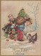 BAMBINO Scena Paesaggio Vintage Cartolina CPSM #PBB419.A - Escenas & Paisajes