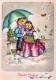 NIÑOS Escena Paisaje Vintage Tarjeta Postal CPSM #PBB338.A - Scènes & Paysages