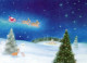 BABBO NATALE Buon Anno Natale Vintage Cartolina CPSM #PBB124.A - Santa Claus