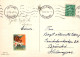 PAPÁ NOEL Feliz Año Navidad GNOMO Vintage Tarjeta Postal CPSM #PBA992.A - Santa Claus